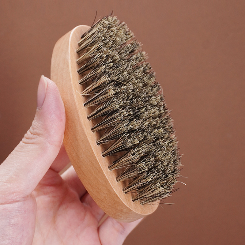 Natural Boar Bristle Beard Bru - огляд і ціна Bamboo Hair Brush