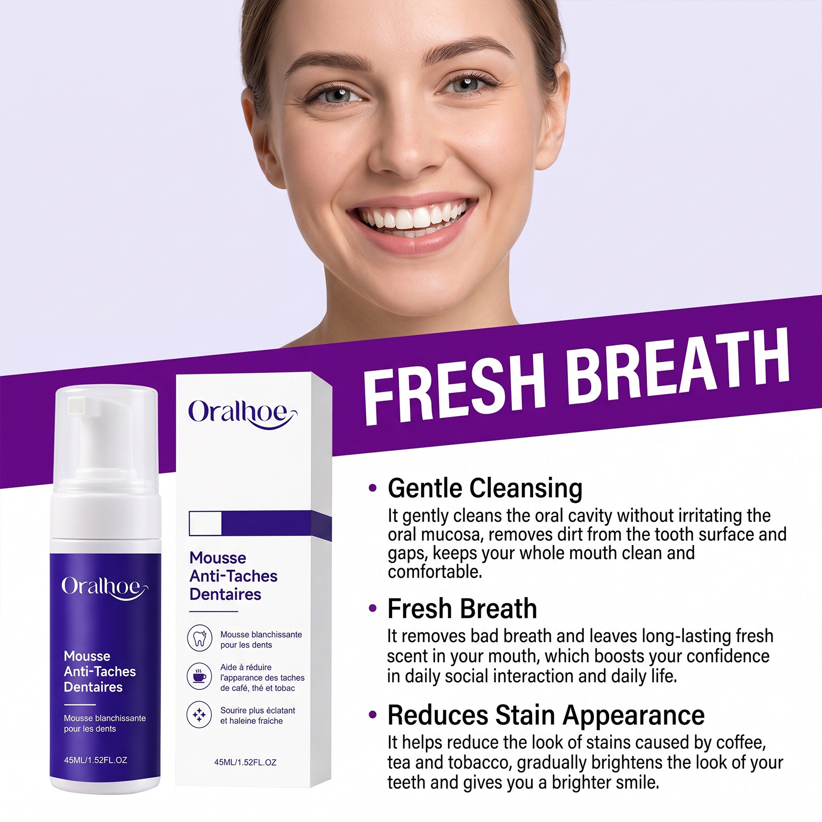Purple Toothpaste Mousse Foam  - огляд і ціна Purple Toning Shampoo