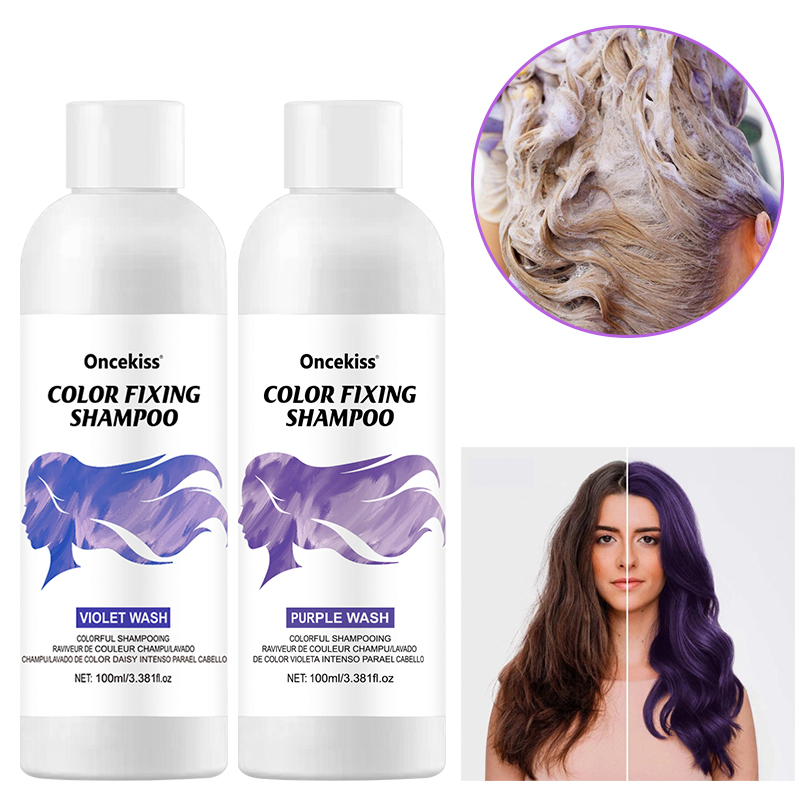 100ml Temporary Hair Color Sha - огляд і ціна Purple Toning Shampoo