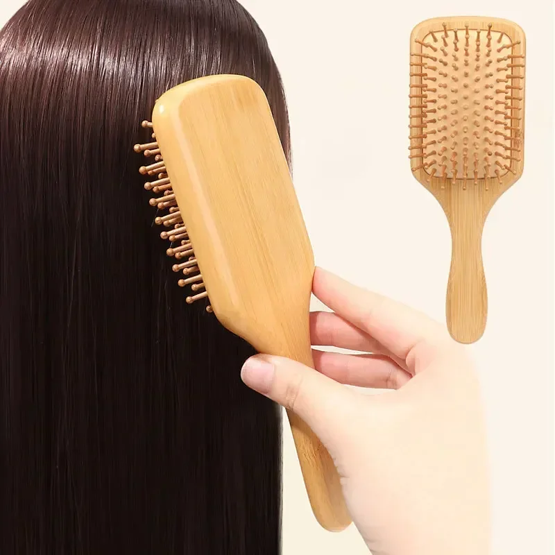 Premium Wooden Bamboo Scalp Ma - огляд і ціна Bamboo Hair Brush