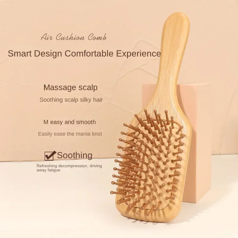 Premium Wooden Bamboo Scalp Ma - огляд і ціна Bamboo Hair Brush