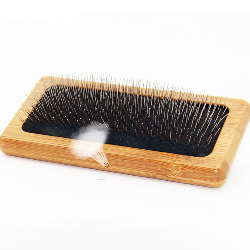 Pet Dog Brush Bamboo Comb Shed - огляд і ціна Bamboo Hair Brush
